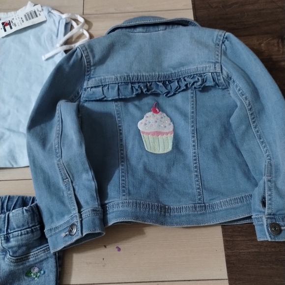 Gymboree jacket, gap pant, Tommy shirt 3 pc set - Picture 2 of 6